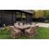 Обеденный комплект садовой мебели ISABELLA из ротанга