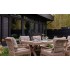 Обеденный комплект садовой мебели ISABELLA из ротанга