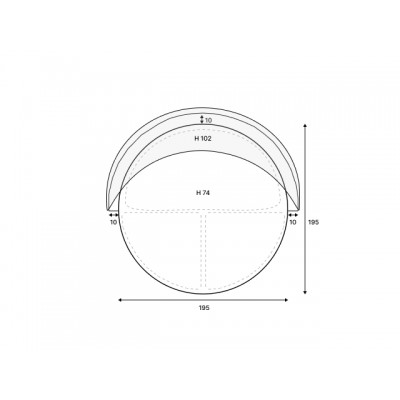 Шезлонг-кровать трансформер из искусственного ротанга Violetta, серый
