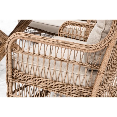 Обеденный комплект садовой мебели ALBERT из искусственного ротанга