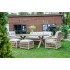 Обеденный комплект садовой мебели ALBERT из искусственного ротанга