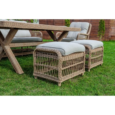 Обеденный комплект садовой мебели ALBERT из искусственного ротанга