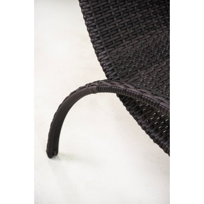 Шезлонг NICE, серо-коричневый