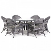 Комплект садовой мебели обеденный SEVILLA, серый