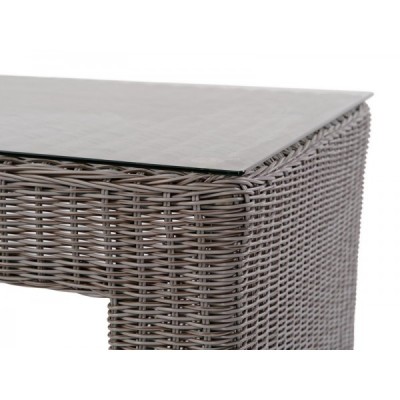 Стол плетеный кофейный из искусственного ротанга SUNSTONE