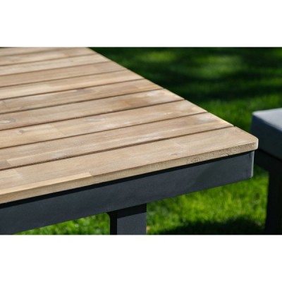 Набор для лаунж зоны из алюминия TOPA с обеденным столом