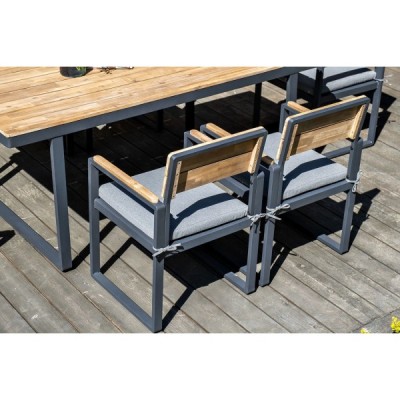 Обеденная группа из алюминия TOPA XL