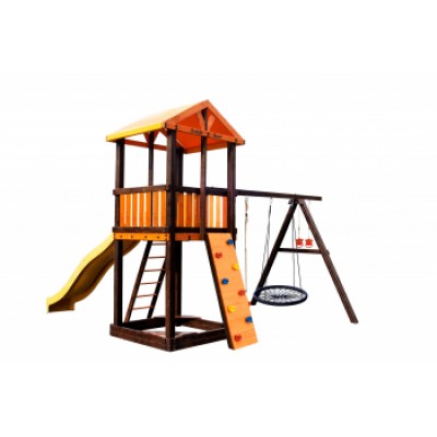 Детская площадка Perfetto sport Pitigliano-4  качели Паутина