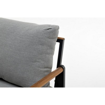 Кресло из алюминия MAYA темный графит