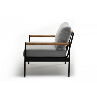 Кресло из алюминия MAYA темный графит