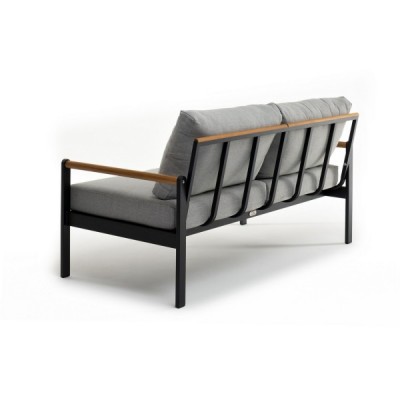 Диван из алюминия MAYA 2-х местный темный графит