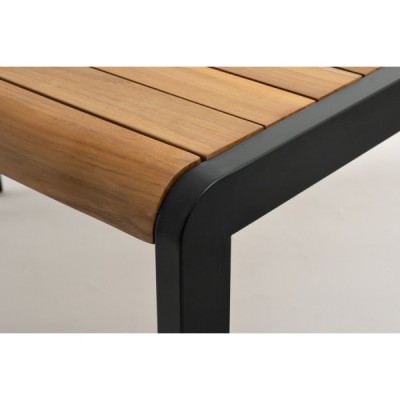 Обеденный стол из алюминия MAYA 200 см темный графит Обеденный стол из алюминия MAYA 200 см темный графит