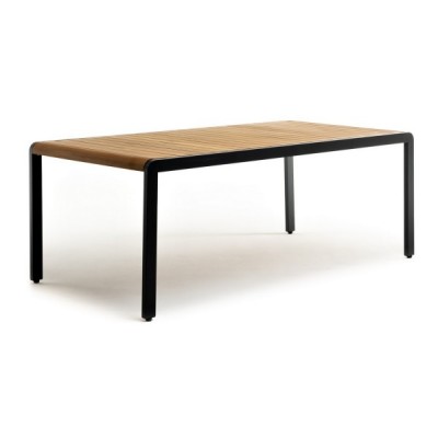 Обеденный стол из алюминия MAYA 200 см темный графит Обеденный стол из алюминия MAYA 200 см темный графит