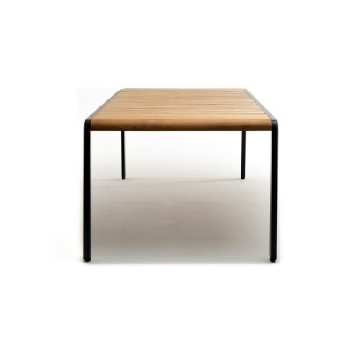 Обеденный стол из алюминия MAYA 200 см темный графит Обеденный стол из алюминия MAYA 200 см темный графит