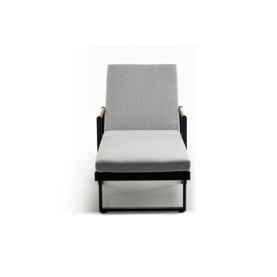 Шезлонг из алюминия MAYA темный графит Шезлонг из алюминия MAYA темный графит