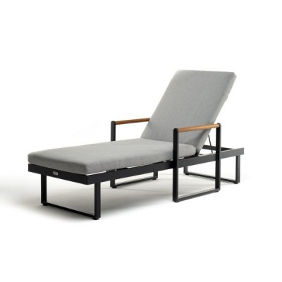 Шезлонг из алюминия MAYA темный графит Шезлонг из алюминия MAYA темный графит