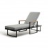 Шезлонг из алюминия MAYA темный графит Шезлонг из алюминия MAYA темный графит