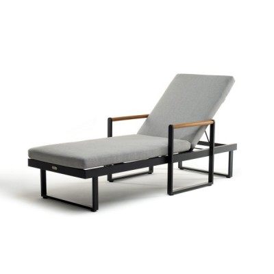 Шезлонг из алюминия MAYA темный графит Шезлонг из алюминия MAYA темный графит