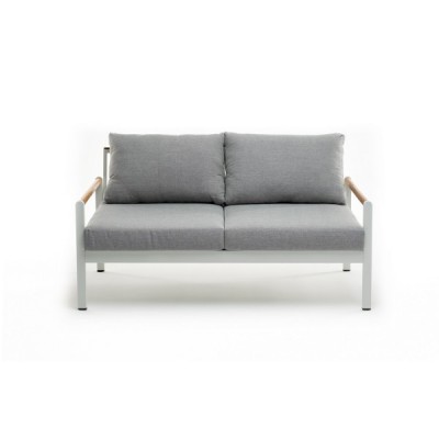 Диван из алюминия MAYA 2-х местный белый