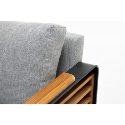 Кресло из алюминия AURA темный графит