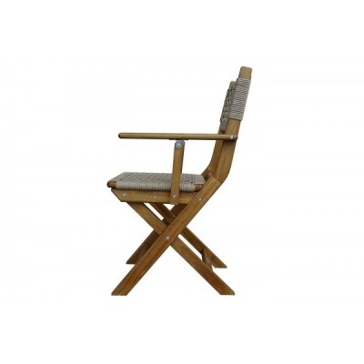 Стул из акации CALISTO складной с подлокотниками Стул из акации CALISTO складной с подлокотниками