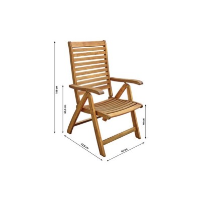 Стул из акации KARO высокий