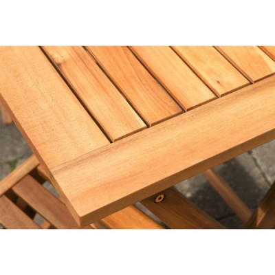 Стол из акации KARO 70 см складной