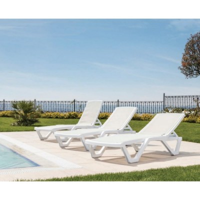 Шезлонг пластиковый MARE без подлокотников