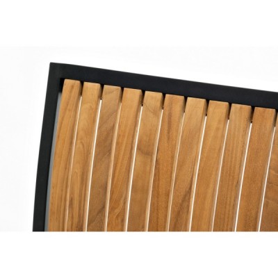 Стул из алюминия LONDON темный графит