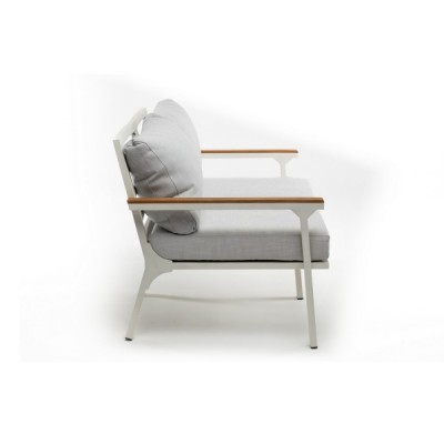 Диван из алюминия CONCORDE 3-х местный белый