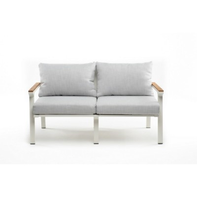 Диван из алюминия CONCORDE 2-х местный белый