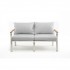 Диван из алюминия CONCORDE 2-х местный белый