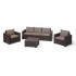 Комплект мебели Калифорния сет (California 3 seater set) коричневый