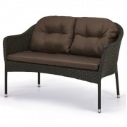 Плетеный диван из искусственного ротанга S54A-W53 Brown