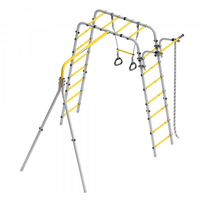Дачный комплекс Весёлая лужайка-2 (без качелей) Romana R 103.25.04 (серый/жёлтый)