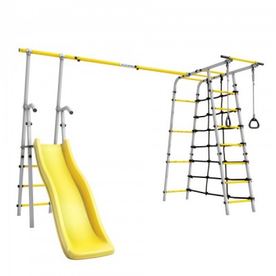 Дачный комплекс Богатырь Плюс 2 (без качелей) Romana 103.12.06 (серый/жёлтый) Дачный комплекс Богатырь Плюс 2 (без качелей) Romana 103.12.06 (серый/жёлтый)