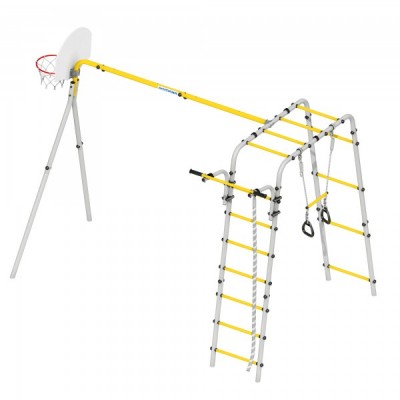 Дачный комплекс Акробат 2 (без качелей) Romana 103.19.05 (серый/жёлтый) Дачный комплекс Акробат 2 (без качелей) Romana 103.19.05 (серый/жёлтый)