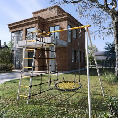 Дачный комплекс Romana D1 + ГНЕЗДО качели-гнездо 80 см Romana 103.31.06 (серый/жёлтый) Дачный комплекс Romana D1 + ГНЕЗДО качели-гнездо 80 см Romana 103.31.06 (серый/жёлтый)