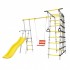 Дачный комплекс Богатырь + ЦЕПНЫЕ качели Romana 103.07.06 (серый/жёлтый)
