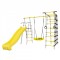 Дачный комплекс Богатырь MAX + ГНЕЗДО качели Romana 103.07.07 (серый/жёлтый)