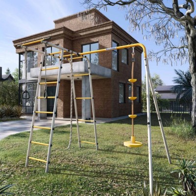 Дачный комплекс Лесная поляна 3 + ДИСК качели Romana R.103.26.05 (серый/жёлтый) Дачный комплекс Лесная поляна 3 + ДИСК качели Romana R.103.26.05 (серый/жёлтый)