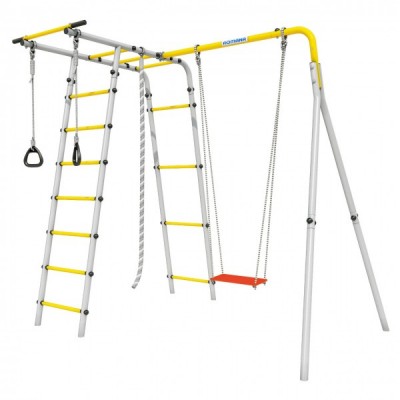 Дачный комплекс Лесная поляна 3 + ФАНЕРНЫЕ качели Romana R 103.26.05 (серый/жёлтый) Дачный комплекс Лесная поляна 3 + ФАНЕРНЫЕ качели Romana R 103.26.05 (серый/жёлтый)