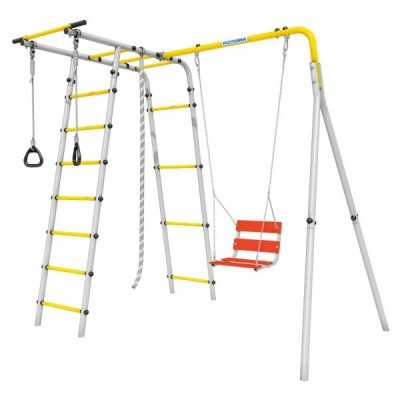 Дачный комплекс Лесная поляна 3 + ЦЕПНЫЕ качели Romana R 103.26.05 (серый/жёлтый) Дачный комплекс Лесная поляна 3 + ЦЕПНЫЕ качели Romana R 103.26.05 (серый/жёлтый)