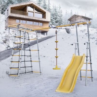 Дачный комплекс Богатырь Плюс 2 + ДИСК качели Romana 103.12.06 (серый/жёлтый) Дачный комплекс Богатырь Плюс 2 + ДИСК качели Romana 103.12.06 (серый/жёлтый)