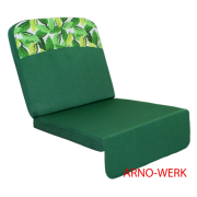 Подушка-кресло для 3-х местных качелей Элегант Премиум Зеленые