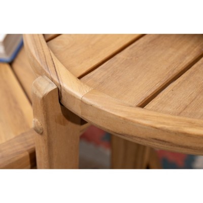 Боковой стол из тика ASPEN