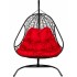 Двойное подвесное кресло BiGarden Primavera Black (красная подушка)