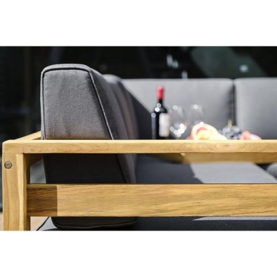 Мебель садовая для лаунж зоны из акации BOOKA с кофейным столом