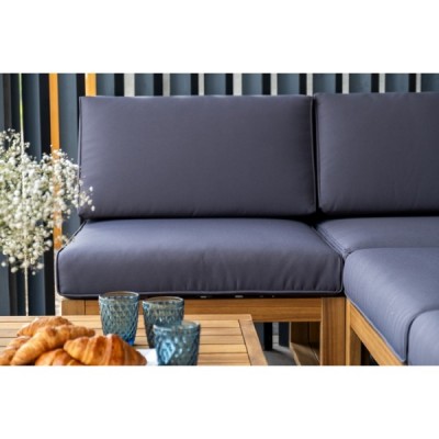 Мебель садовая для лаунж зоны из акации BOOKA с кофейным столом