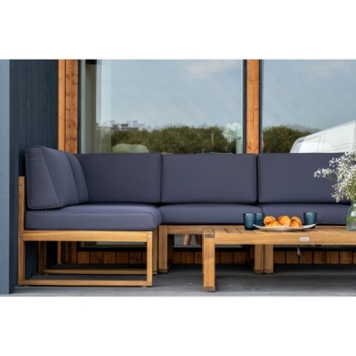 Мебель садовая для лаунж зоны из акации BOOKA с кофейным столом